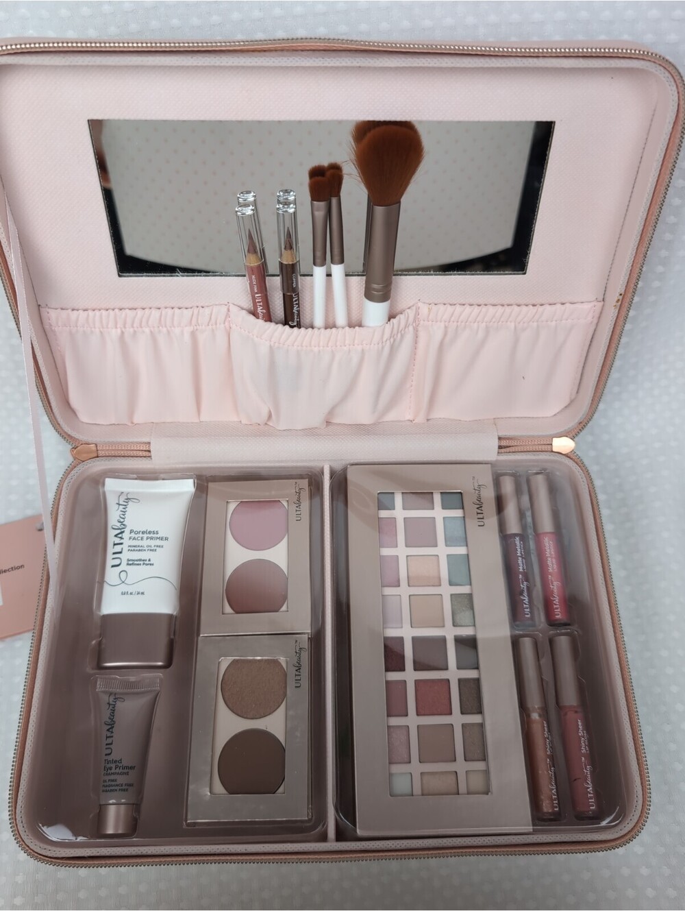 ULTA Beauty Be Beautiful Color Essentials Case w/ Full Makeup Kit New